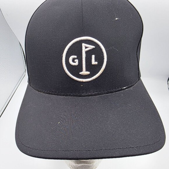 AG Green Label Adults L/XL Black Flexfit Golf Hat Delta Cap Casual Athletic - Picture 10 of 10